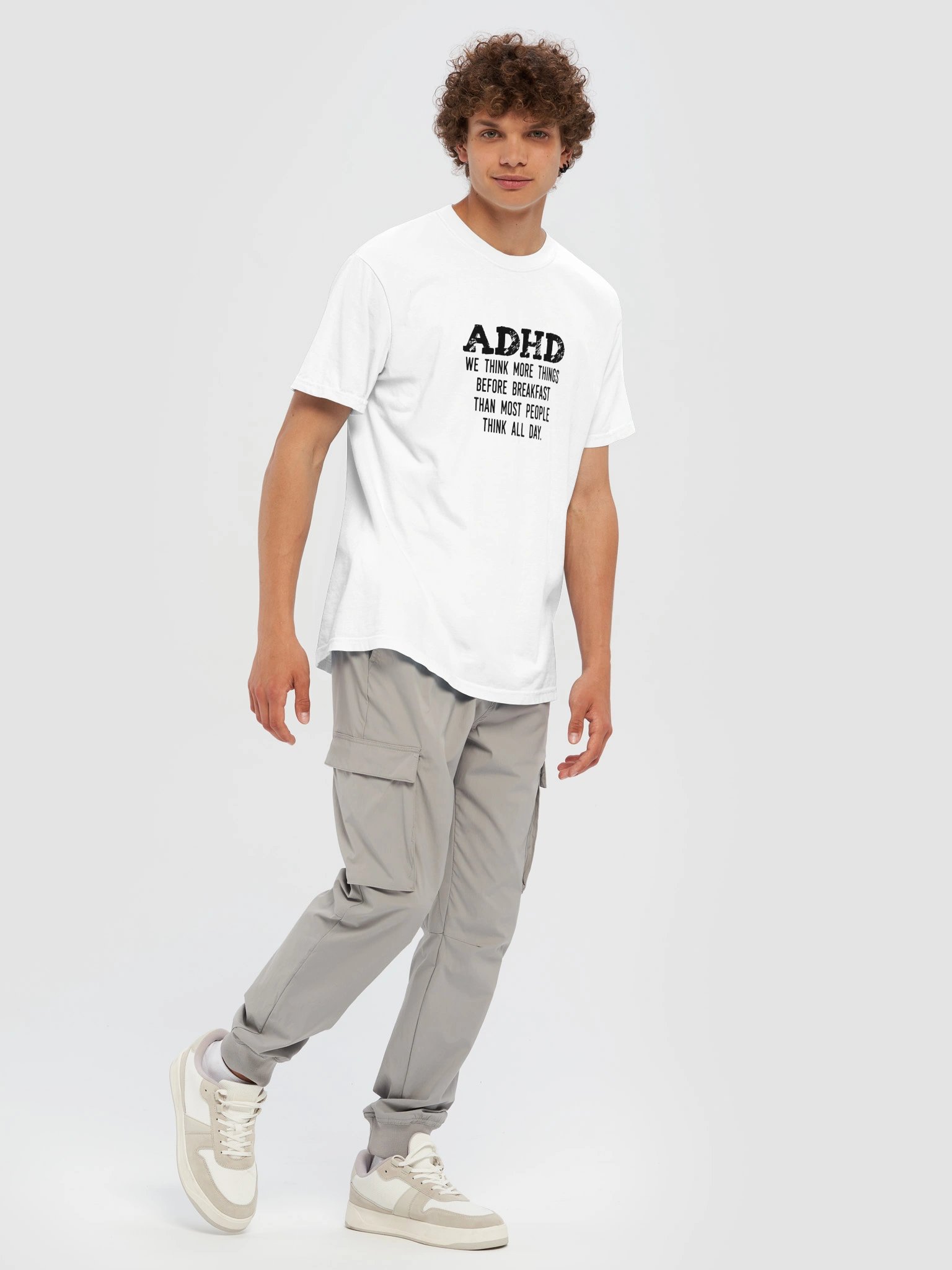 ''ADHD We think more things before breakfast" White product image (11)