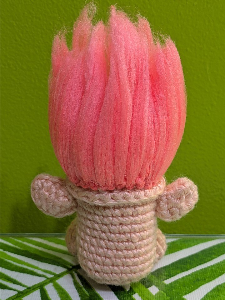 Handmade Mystery Troll PP Keychain RANDOM COLOUR product image (2)