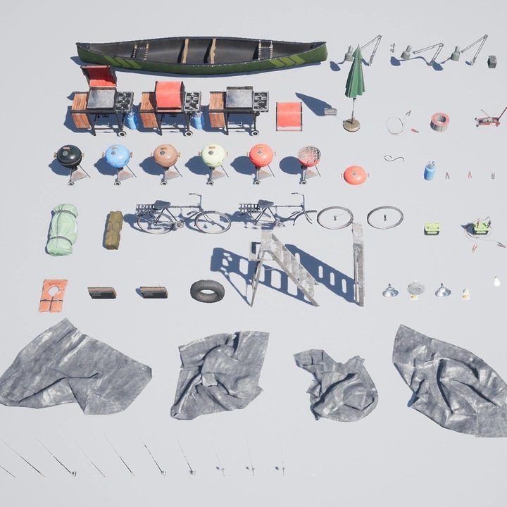 103 Miniature Toolshed 3D Models Bundle product image (5)