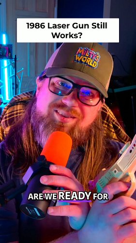 The moment of truth…will my childhood laser gun from 1986 still work? 👀

I’ve had this toy for almost my entire life—and afte...