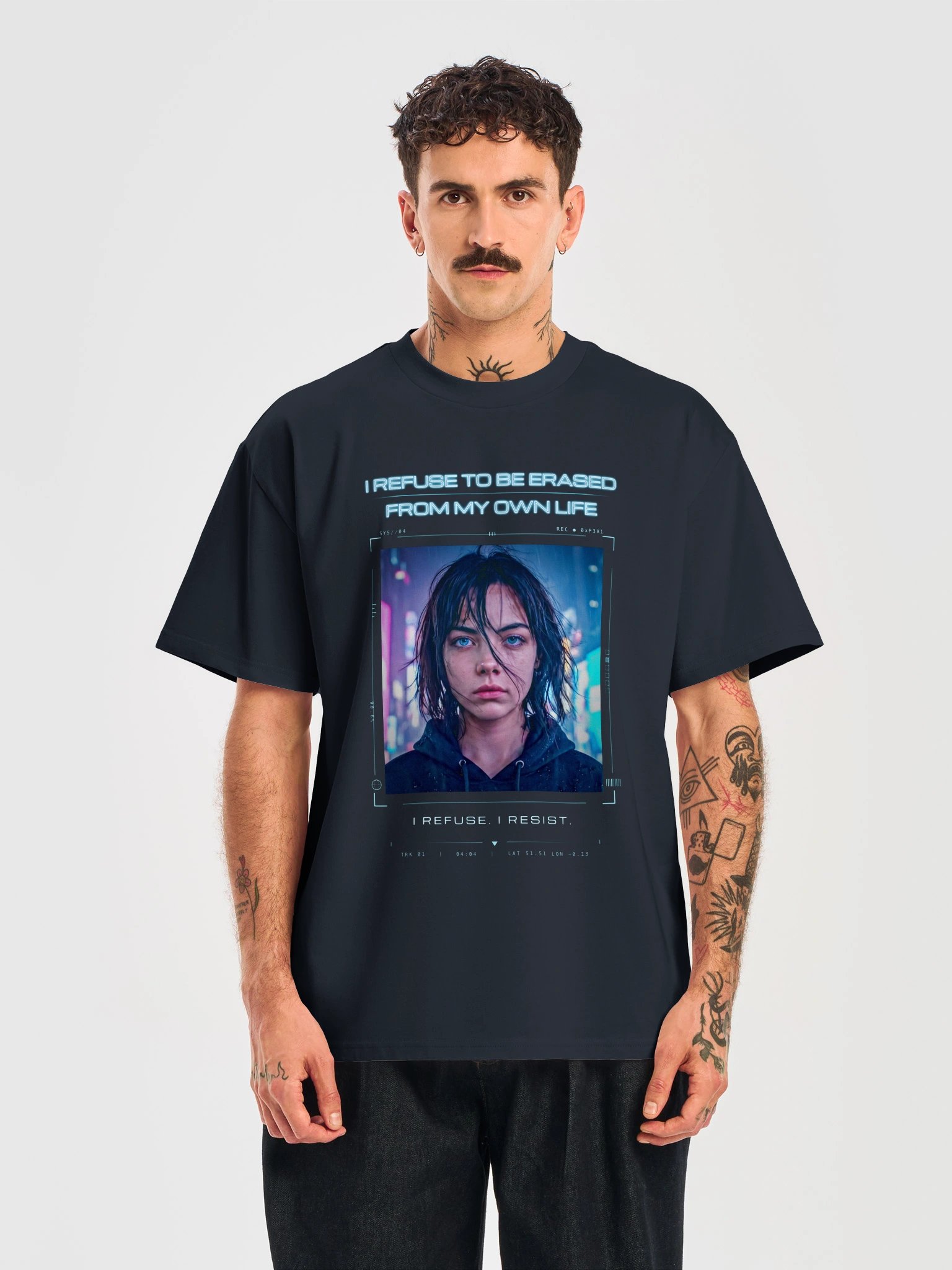 I Refuse To Be Erased From My Own Life: I Refuse. I Resist. T-Shirt product image (13)