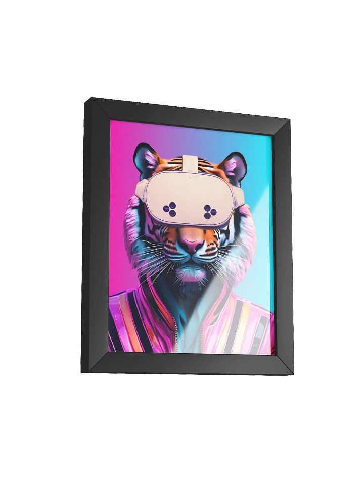 Tiger Meta Quest 3s - Framed Poster product image (9)