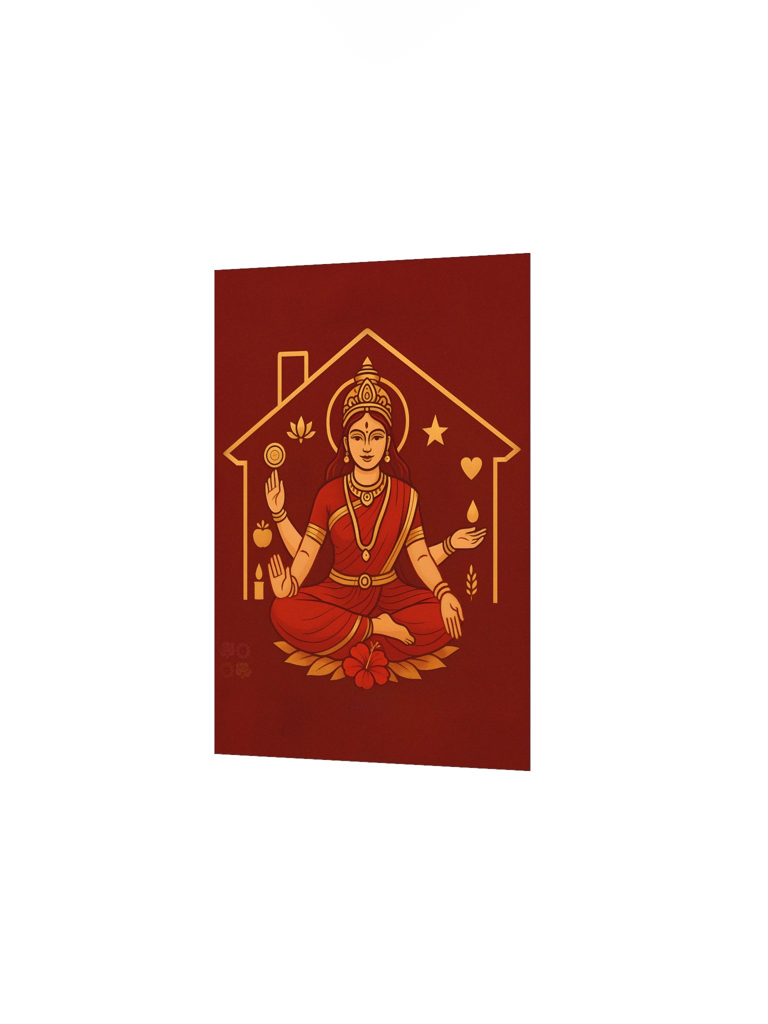 Happy Home with Ashta Lakshmi, Goddess Ritual Mini-Poster product image (2)