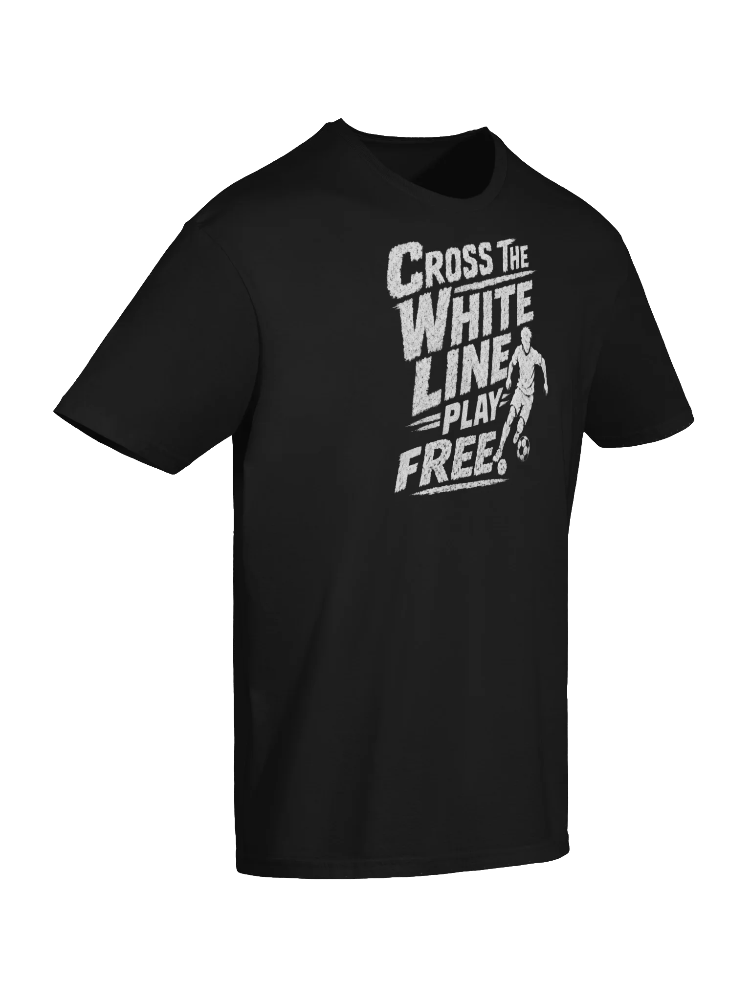 Cross the White Line Soccer Graphic Tee product image (6)