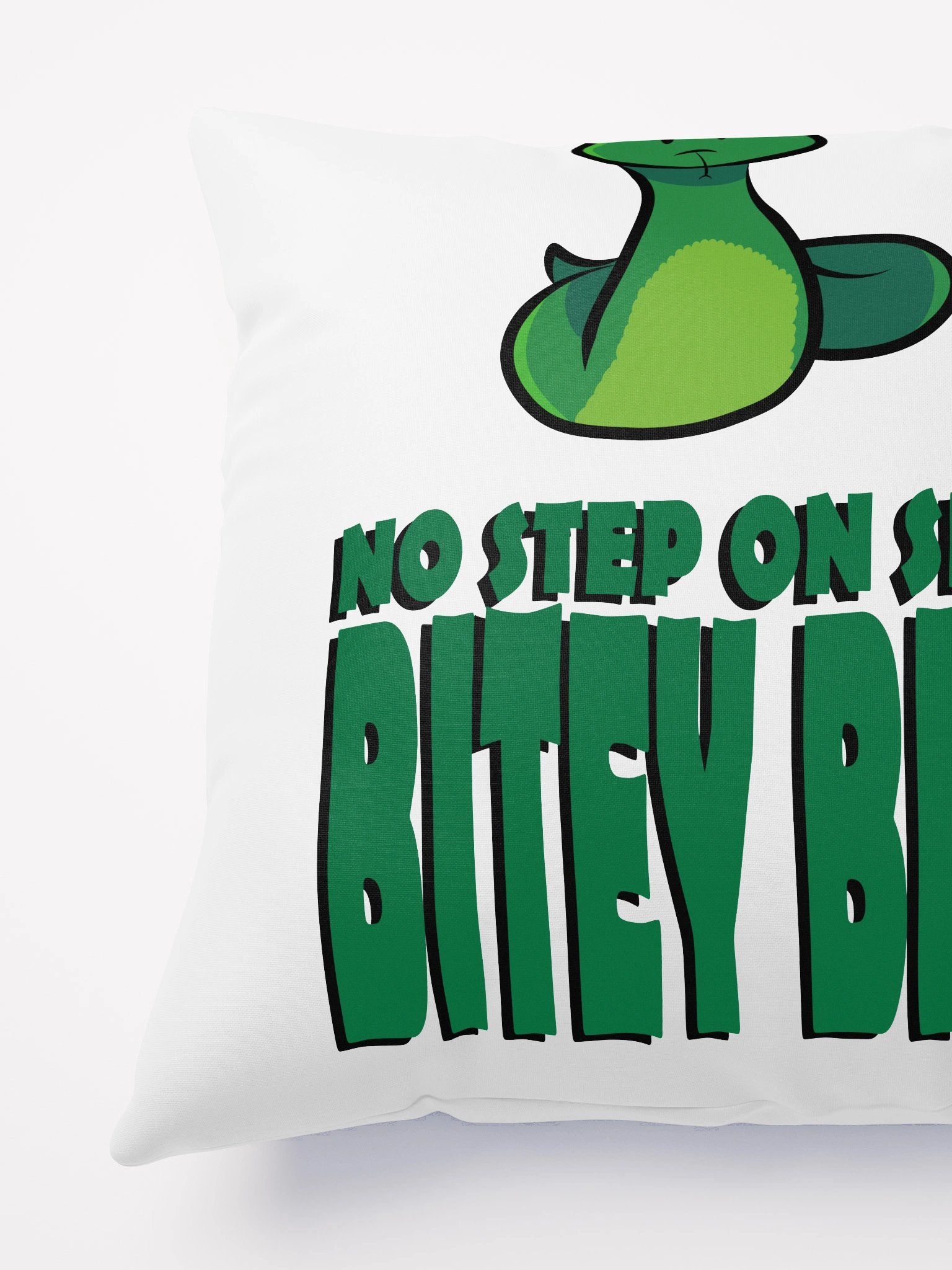 No Step on Snek Throw Pillow product image (9)