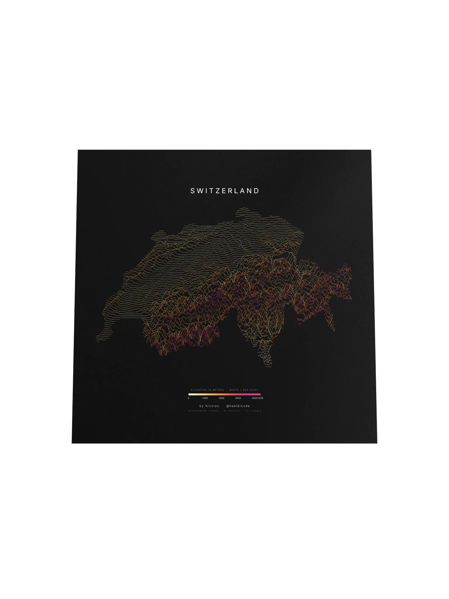 Ridgeline Poster - Switzerland product image (4)