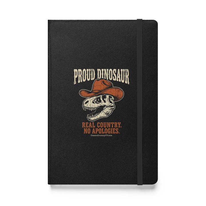 Proud Dinosaur Hardcover Journal — Classic Country TV Outlaw Series product image (1)