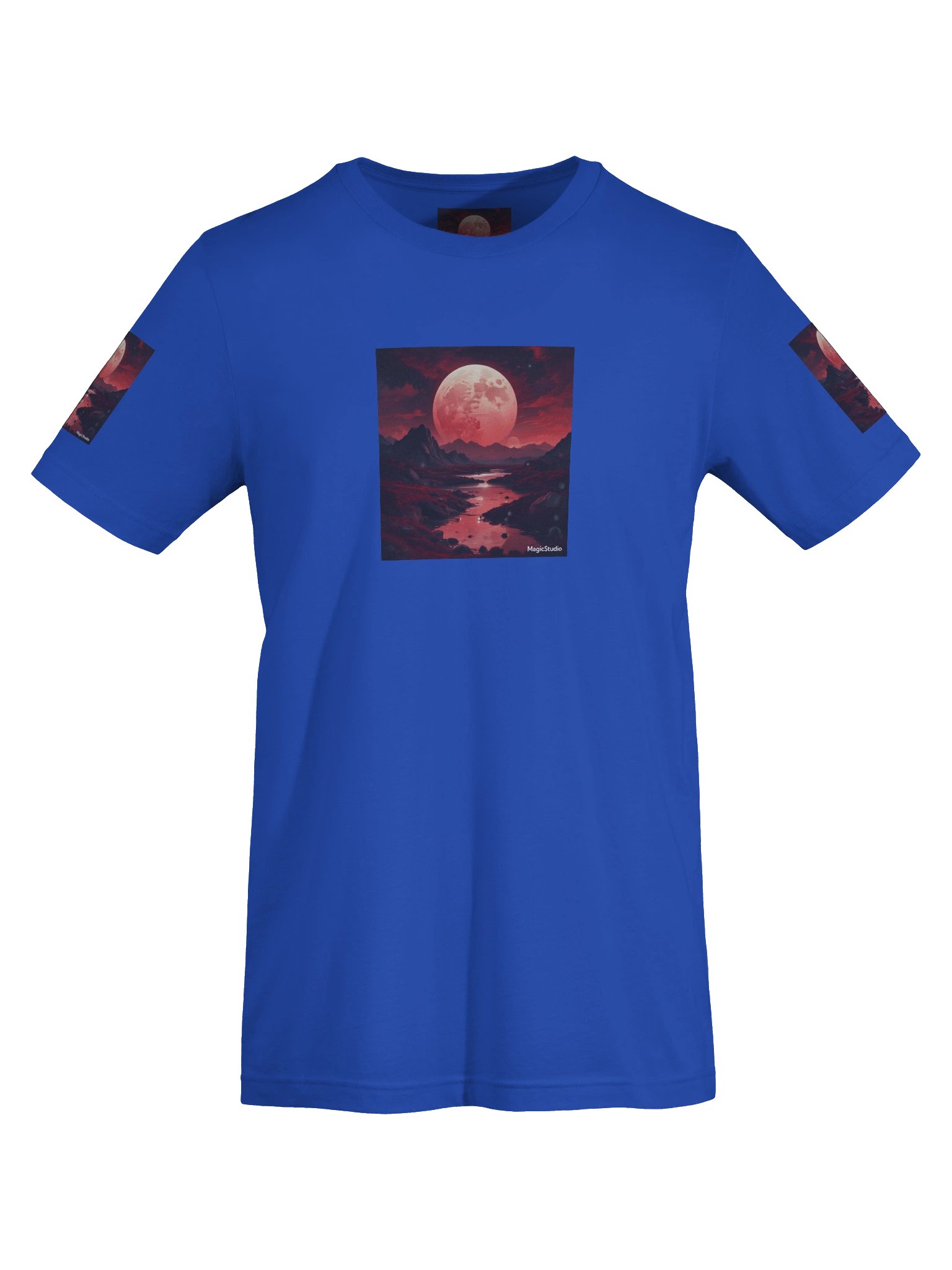 Lunar Reflections Red Moon T-Shirt product image (7)