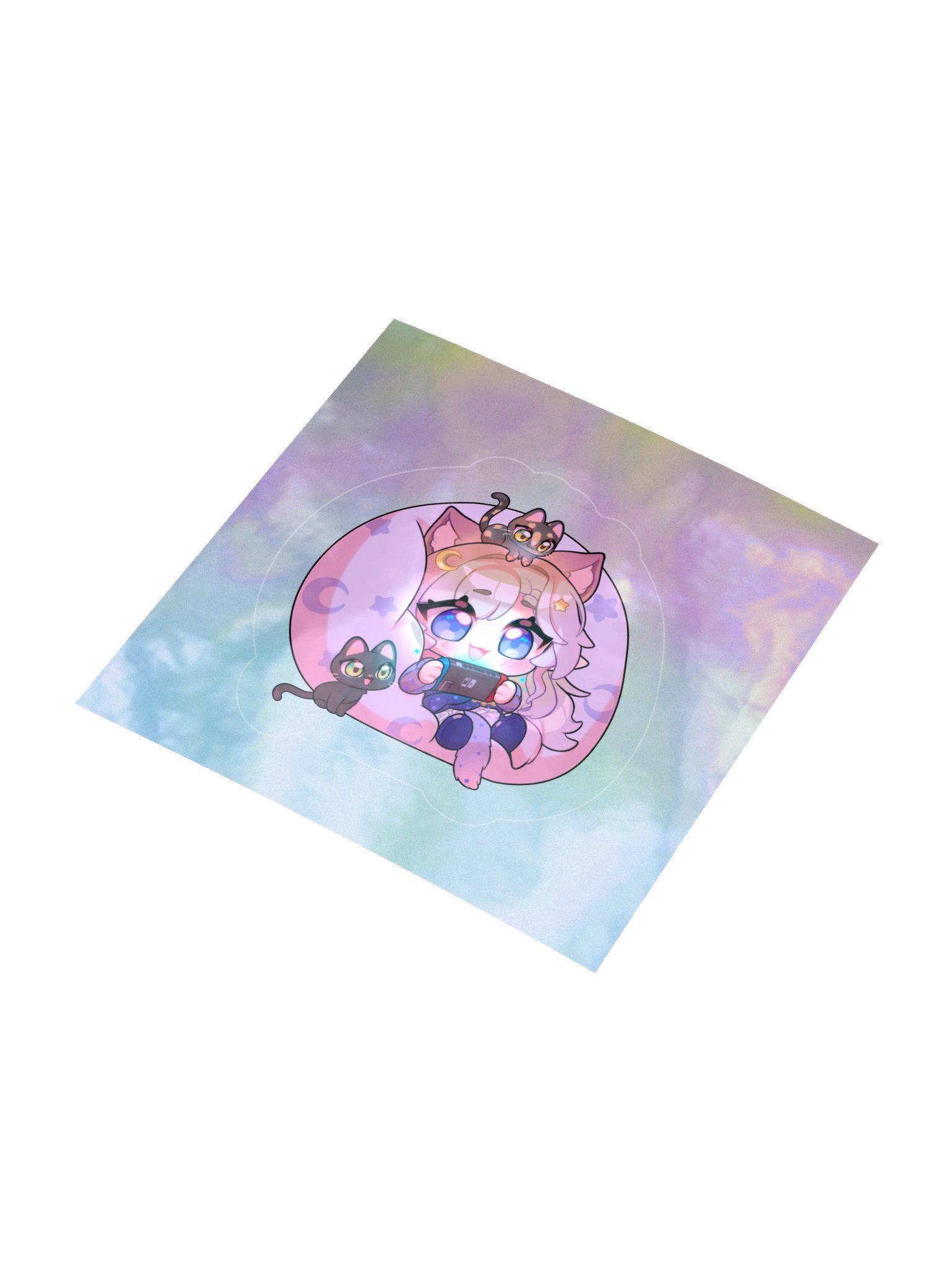Vtuber Beth Bean Bag Holo sticker product image (7)