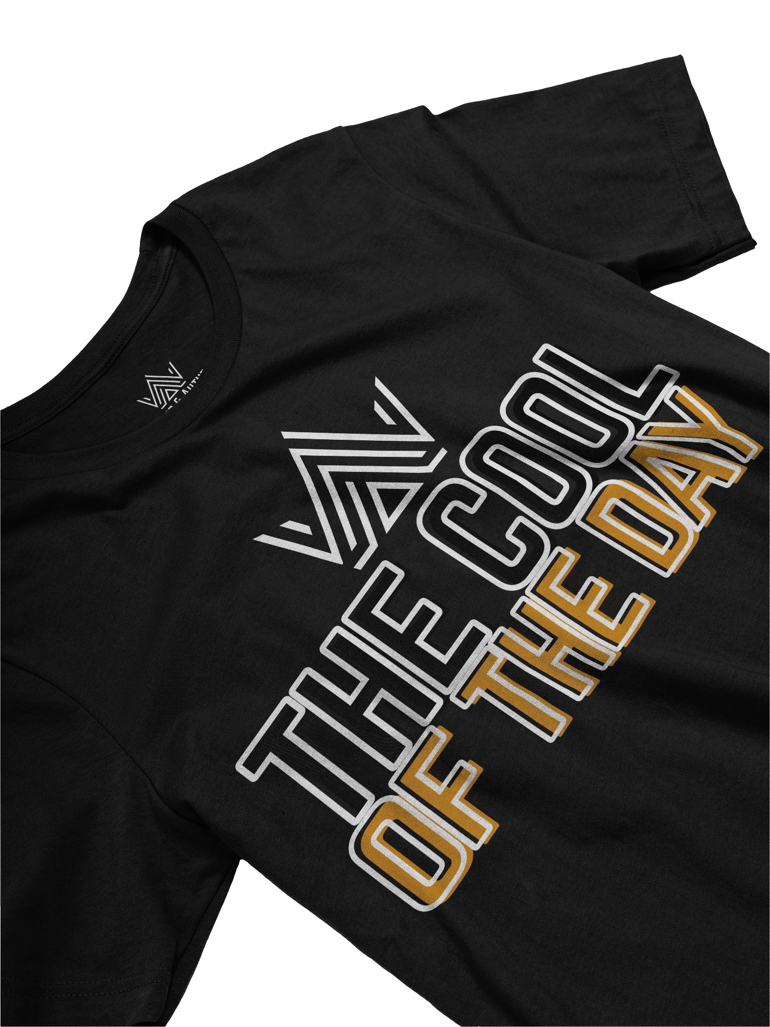 #TCOTD The Cool of the Day T-Shirt (Gold & White Design) product image (3)