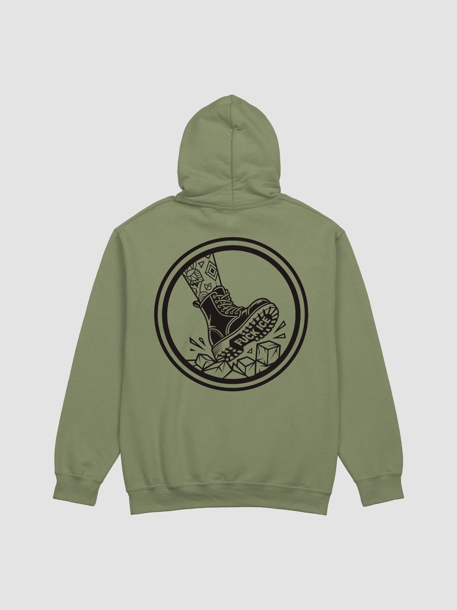 Fuck ICE - Hoodie (Back Black) product image (27)