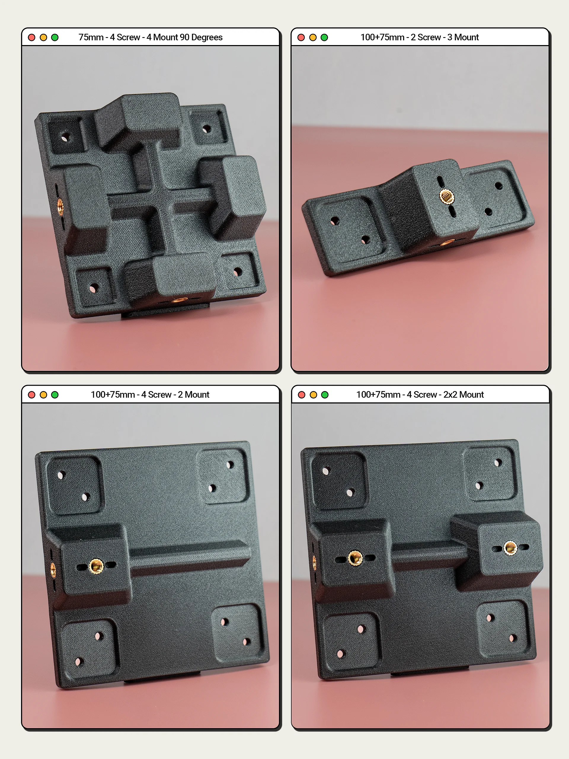 Veptor Edge - Portable Monitor VESA 1/4" Adapter, 100mm 75mm product image (3)