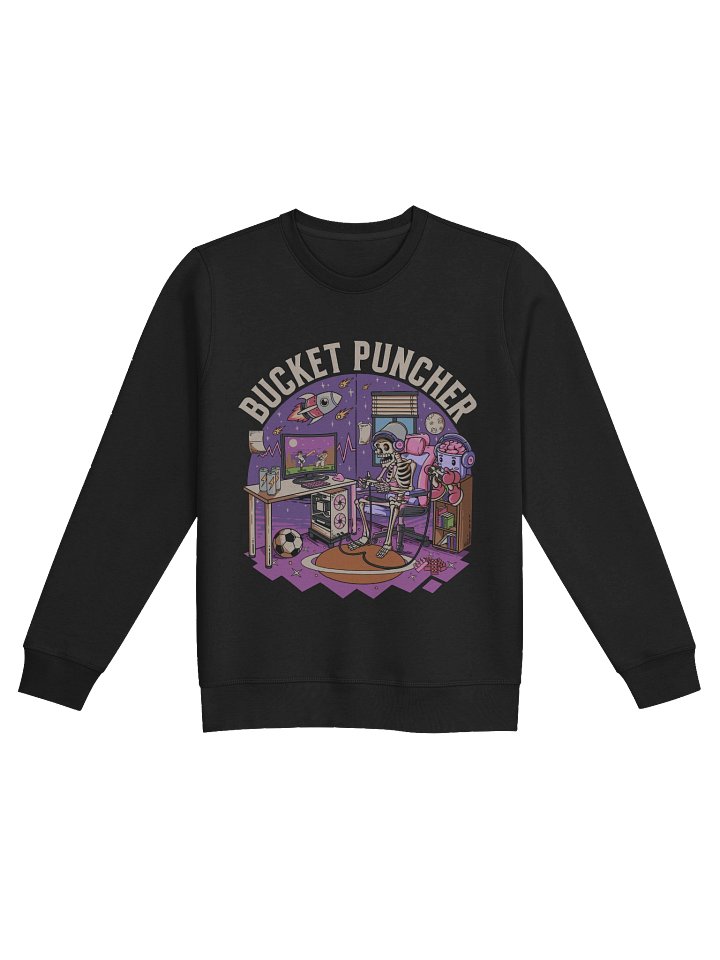 The Bucket Puncher Vintage Unisex Organic Sweatshirt product image (1)