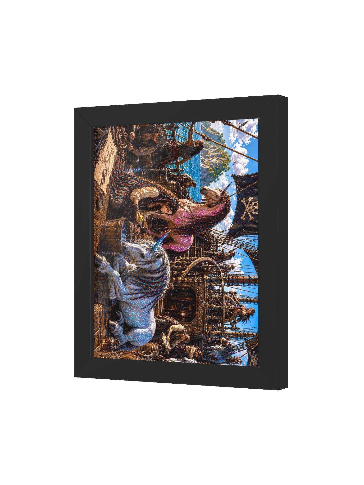 Pirate Unicorns - High Seas Framed Poster product image (7)