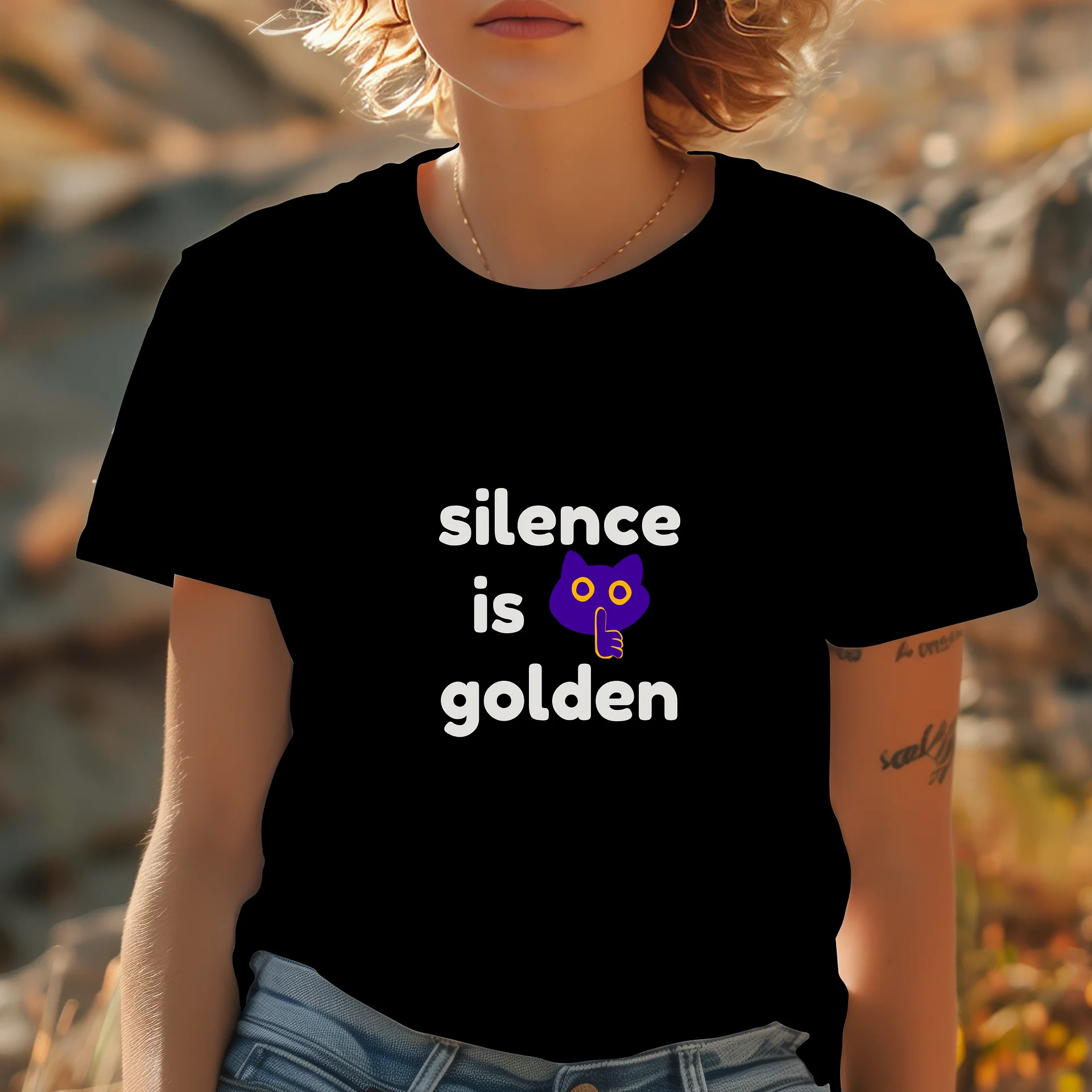Silence is Golden T-Shirt product image (1)