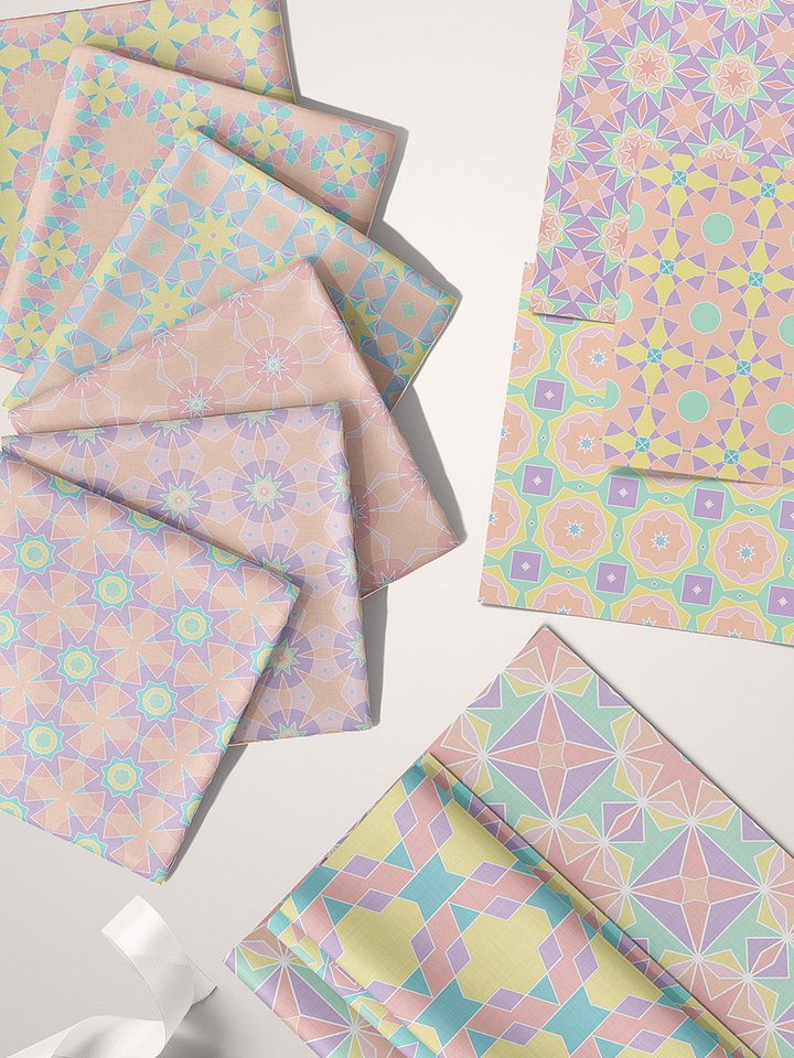 Abstract Pastels Pattern Pack 14 - Fun Tiles product image (1)