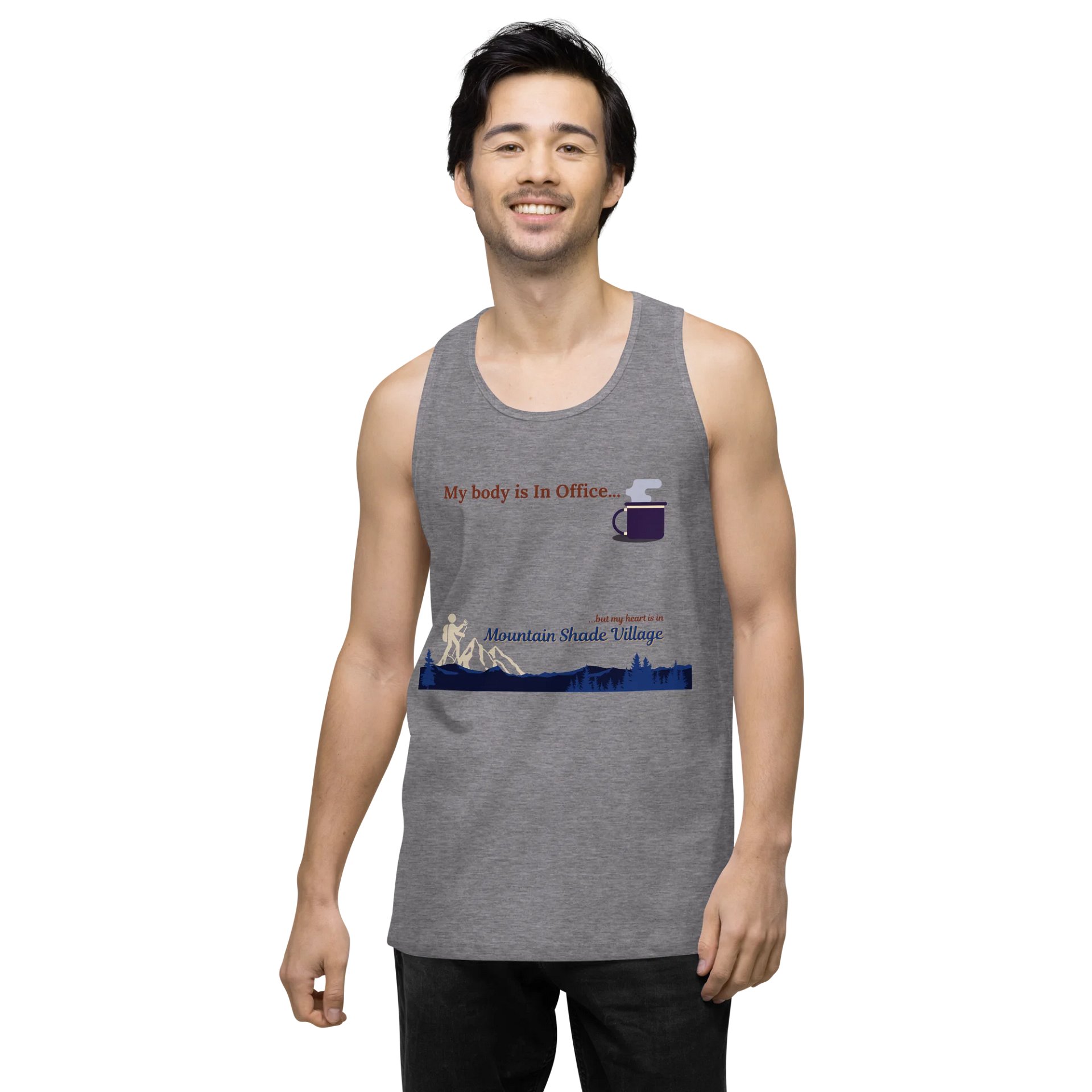 My Body is In Office Tank Top product image (23)