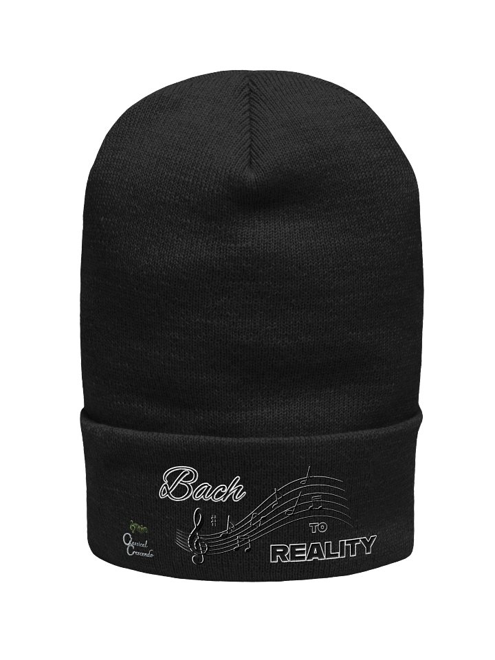“Bach to Reality” Premium Beanie – Where Music Meets Attitude product image (4)
