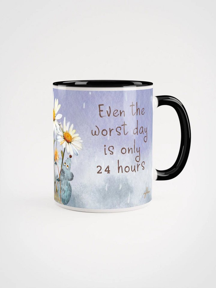 Passing Clouds: Weathering the Storm Ceramic Mug with Quote | 11oz & 15oz Inspirational Coffee Mug | Resilience & Hope Design product image (1)