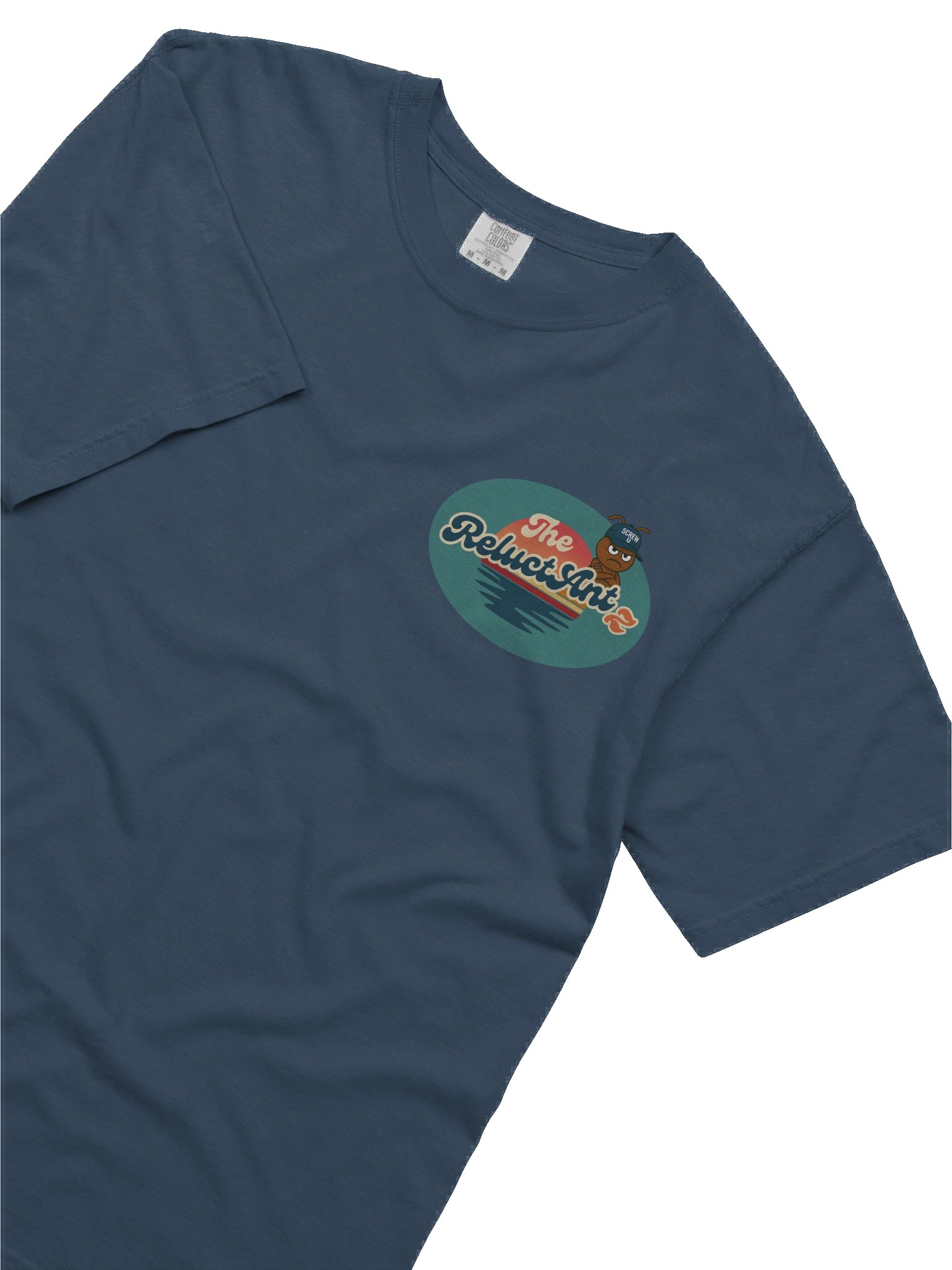 Screw U T-Shirt by The ReluctAntz - Midnight Blue product image (6)