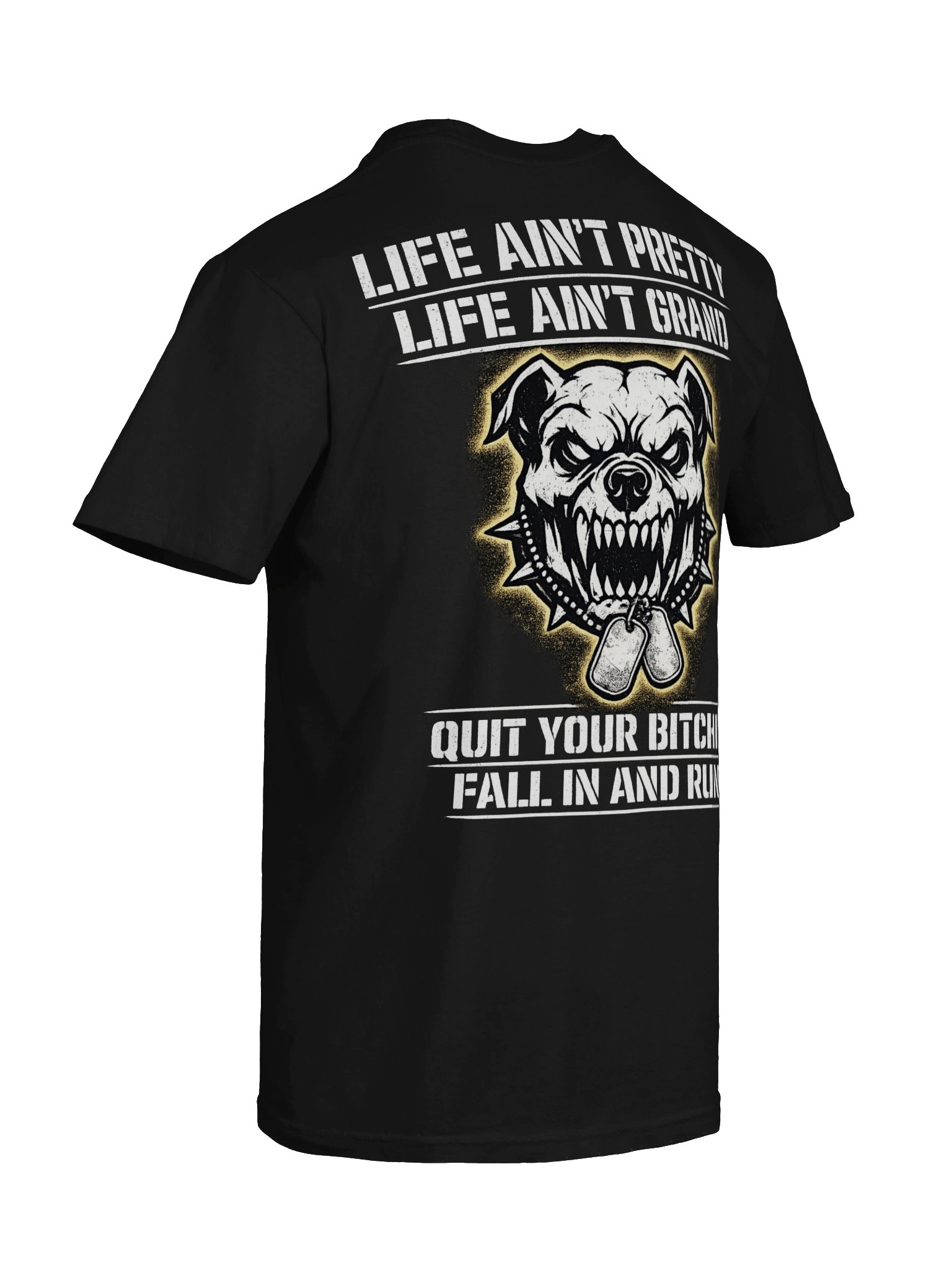 Devil Dogs on the Hunt — Life Ain't Pretty Tee | Warrior Shaman product image (8)