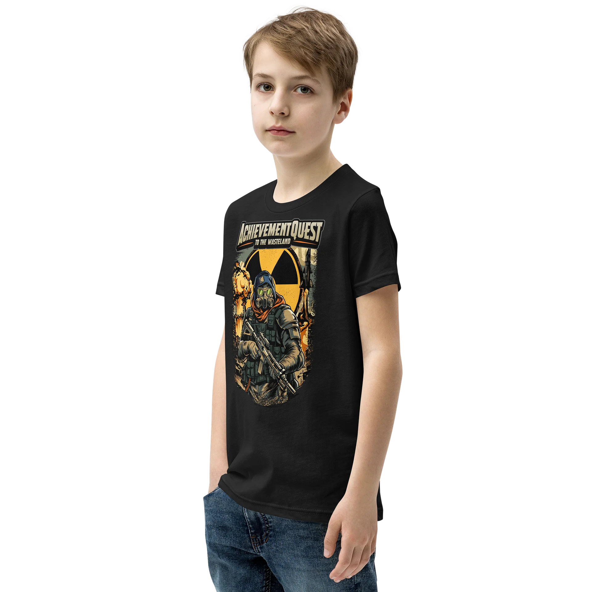 AchievementQuest — TO THE WASTELAND — Youth Tee (Limited Edition) product image (3)