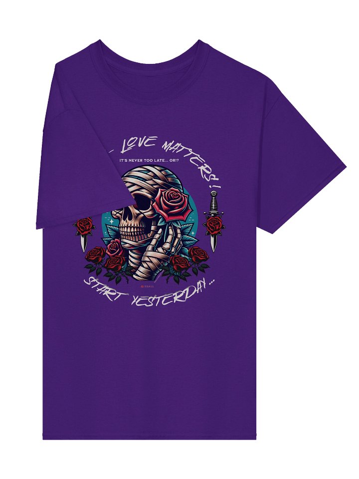 Self-Love Matters! Unisex 100% Cotton Gildan Tee_R3CVR.i by EQALL® Originals_Red / White product image (2)