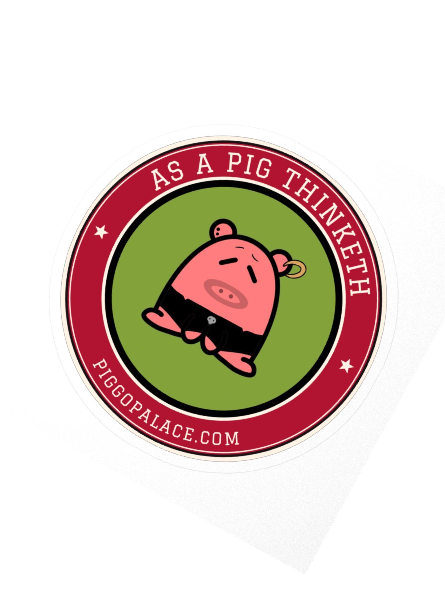 Emo Piggo Sticker | As a Pig Thinketh product image (5)