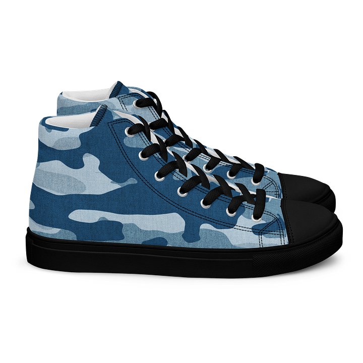 Blue Camo High Tops product image (2)