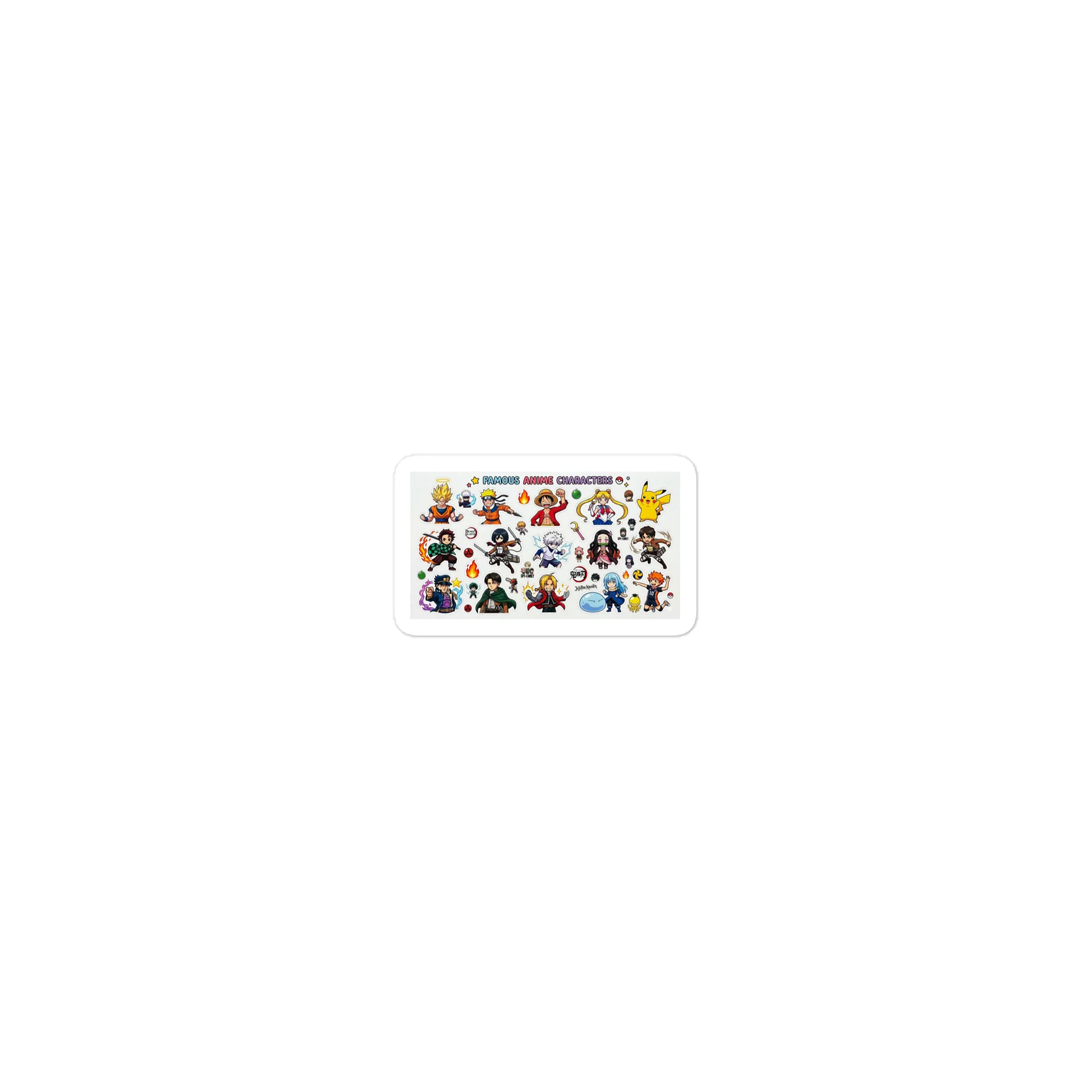 Chibi Anime Sticker Collection product image (1)