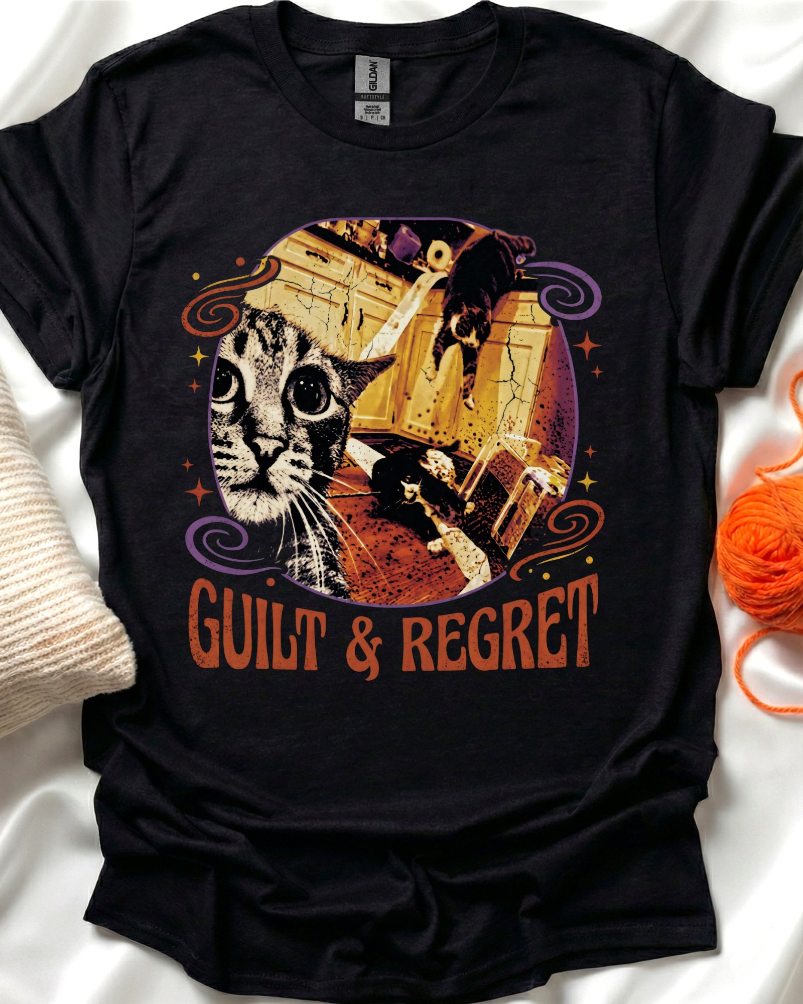 Guilt & Regret Cat T-Shirt product image (1)