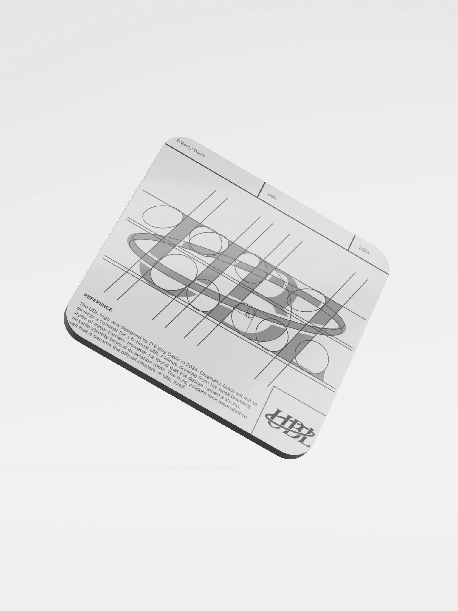UBL Logo Guidelines Coaster product image (1)