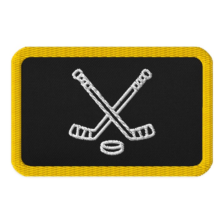 Crossed Sticks Hockey Patch product image (1)