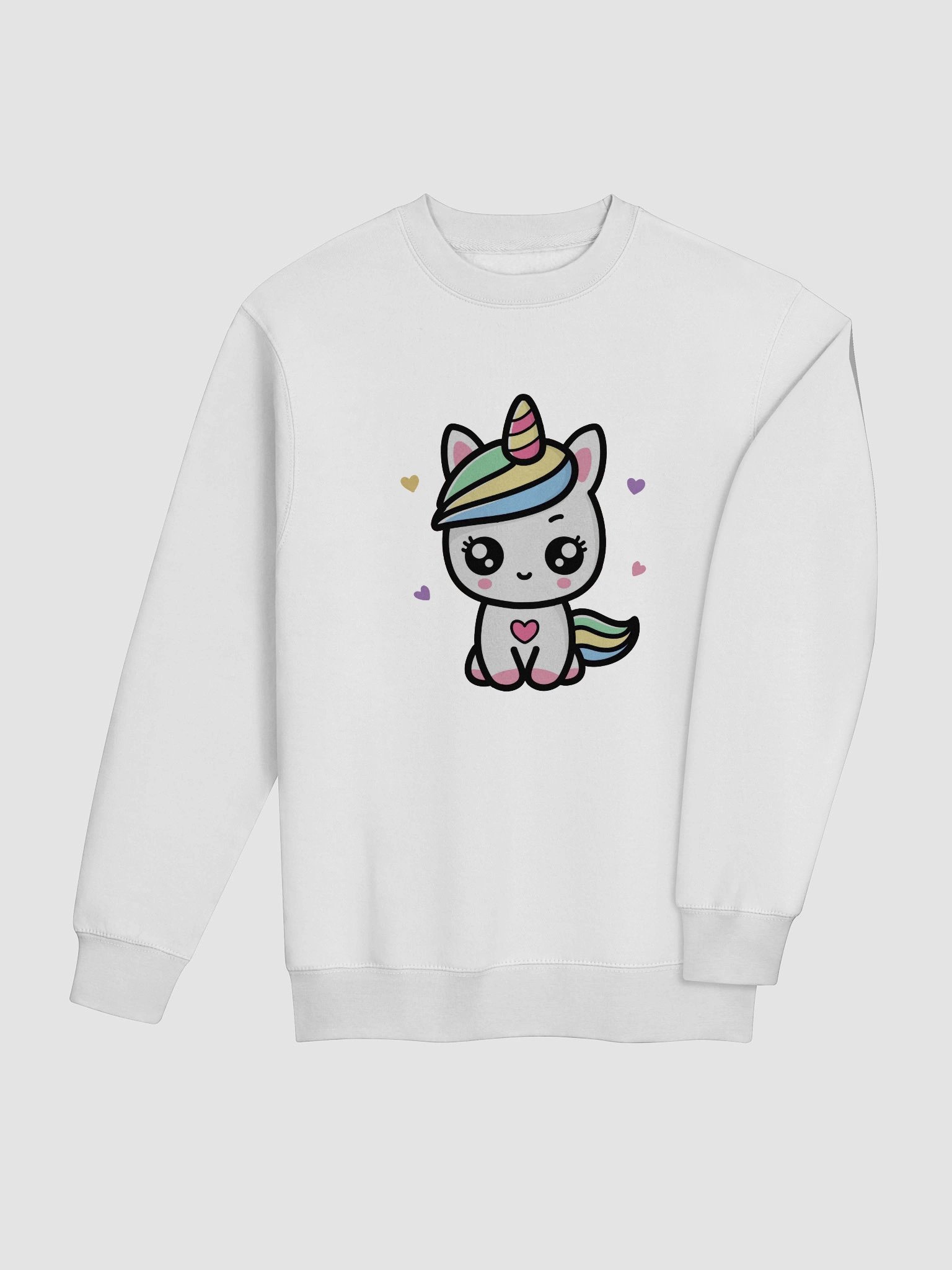 Rainbow Unicorn Crewneck Sweatshirt product image (8)