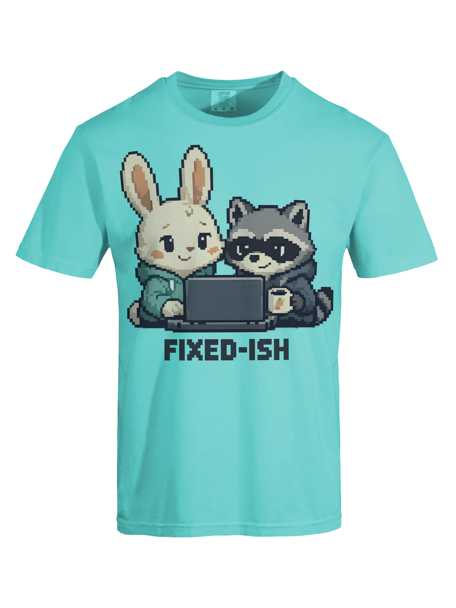 Fixed-ish Rabbit & Raccoon T-Shirt product image (7)