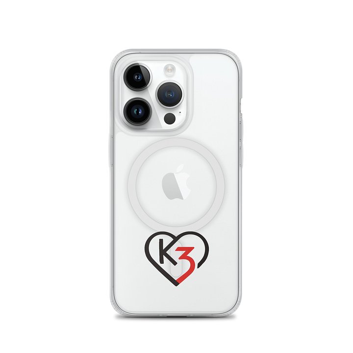 Carry the Feeling™ | Heartmark MagSafe Case (Low Placement) | Minimal Clear Case product image (1)