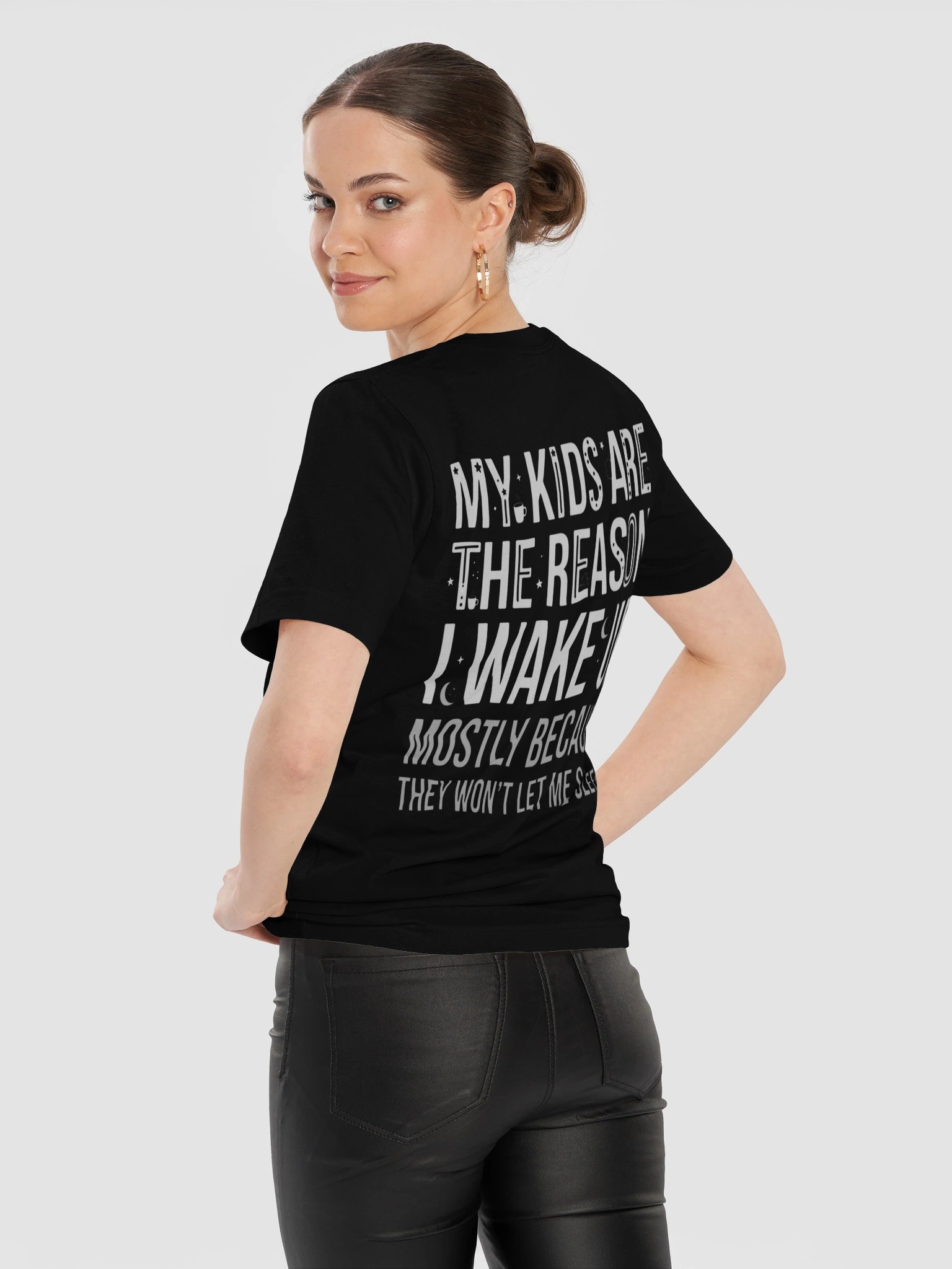 My Kids Are The Reason I Wake Up T-Shirt | Funny Mom & Dad Graphic Tee product image (12)