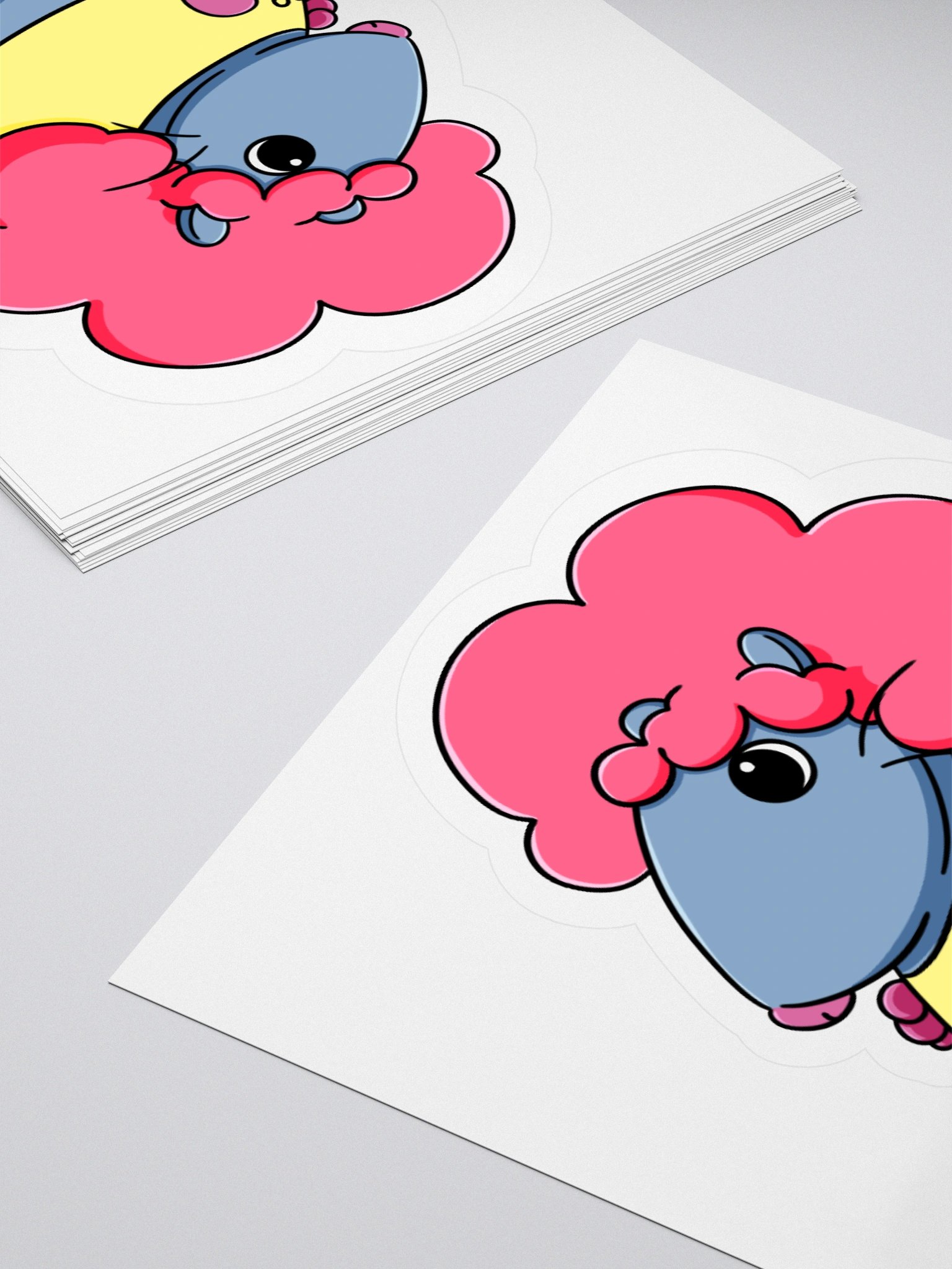 CHEESY RAT STICKER #2 product image (10)