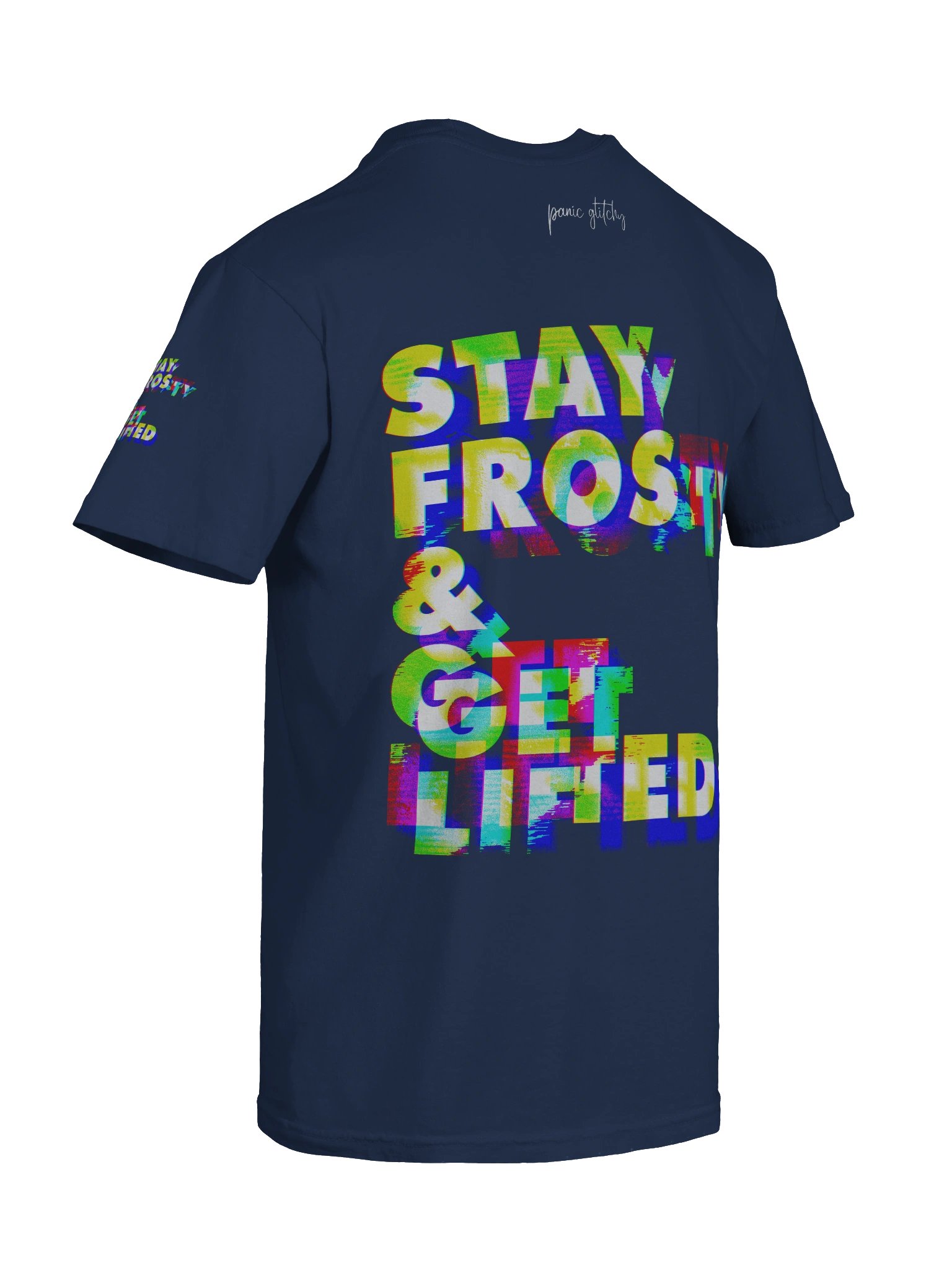 Stay Frosty & Get Lifted Anaglitched All Over product image (10)