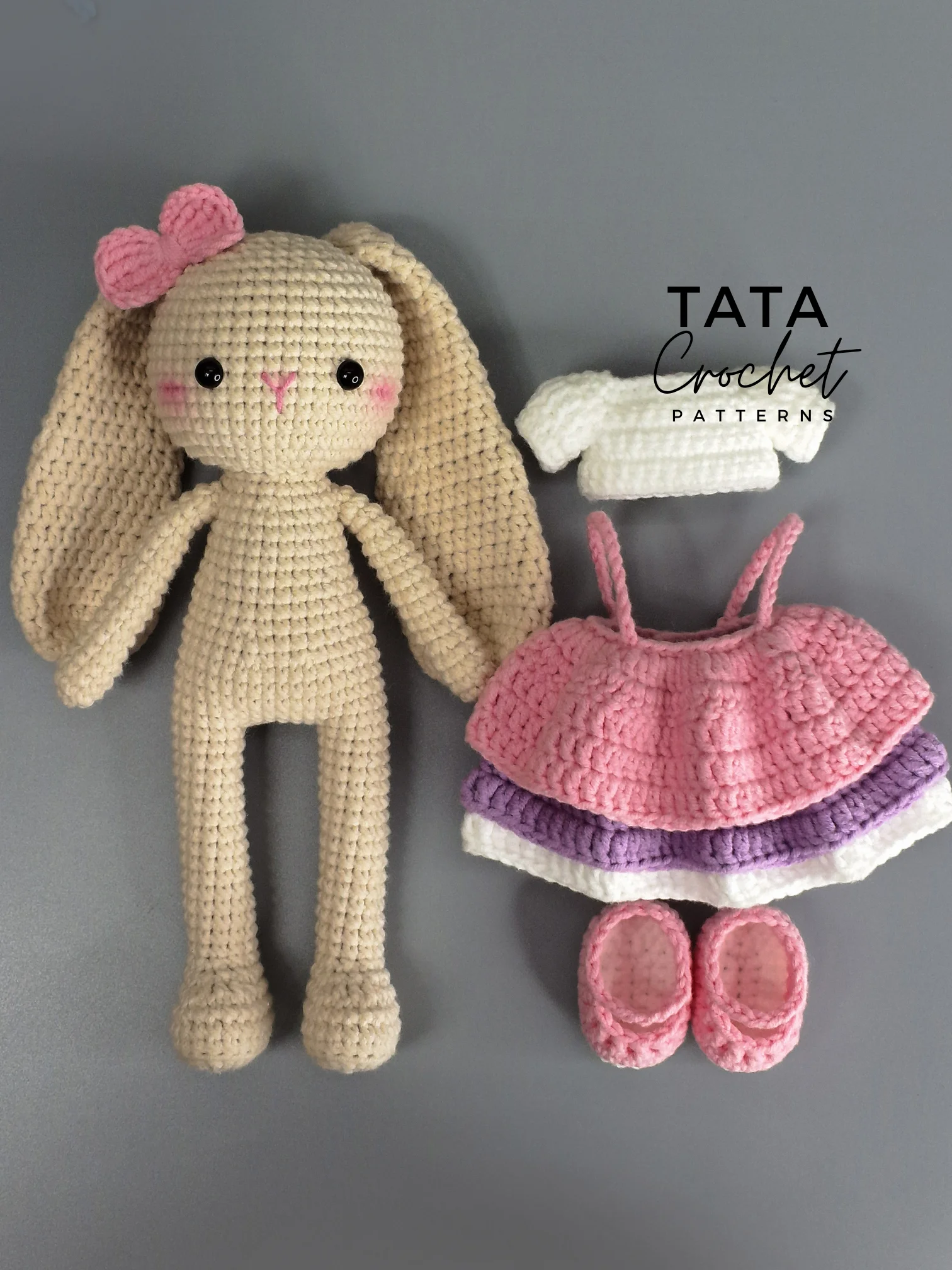 Bella the Sweet Bunny – Amigurumi Crochet Pattern | Digital Download PDF product image (8)