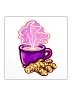 The Ginger Tea, Cosy Tea Mug Sticker (3 inch vinyl)