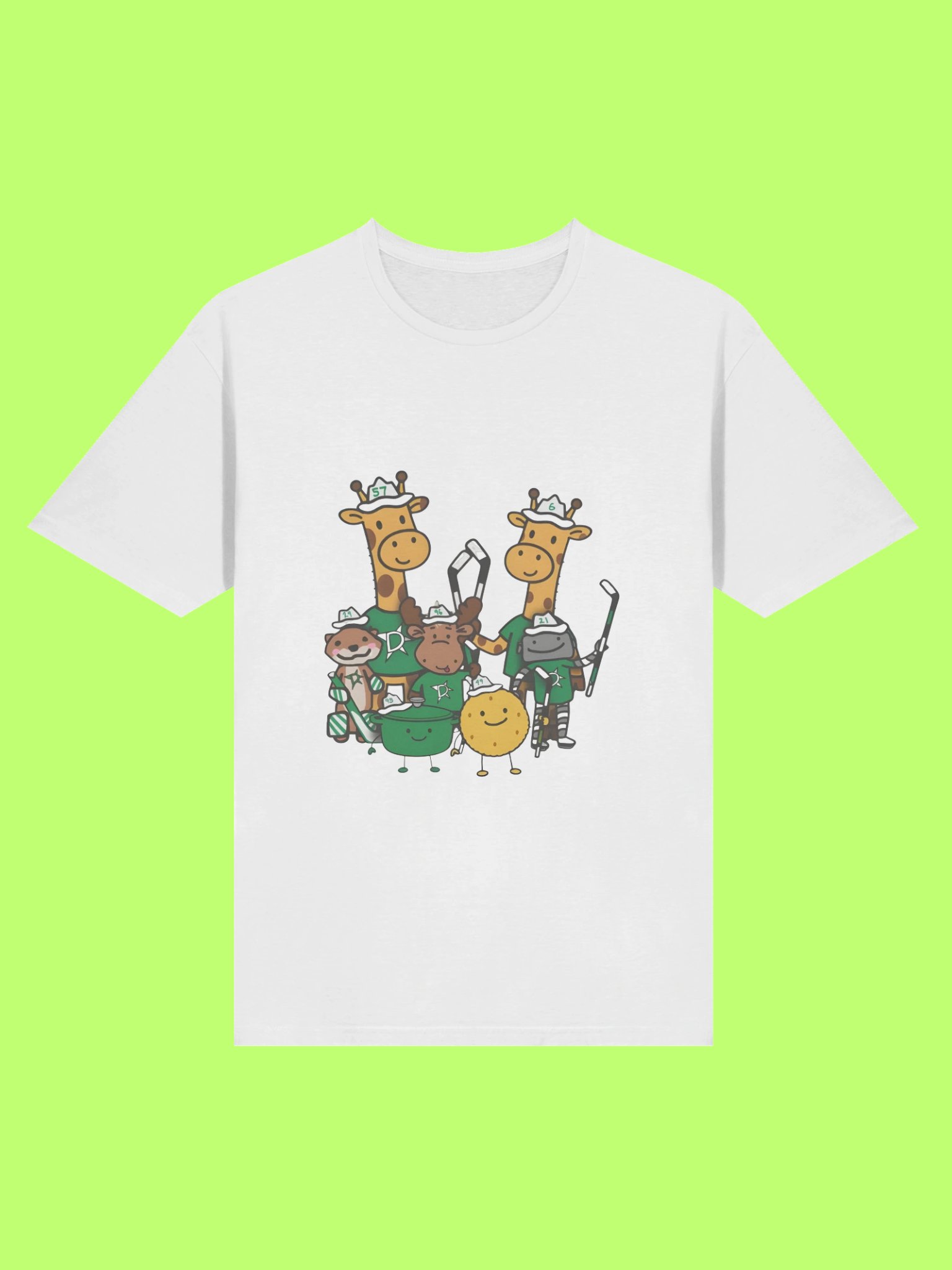 Dallas Stars Cartoon Group Illustration Shirt product image (2)
