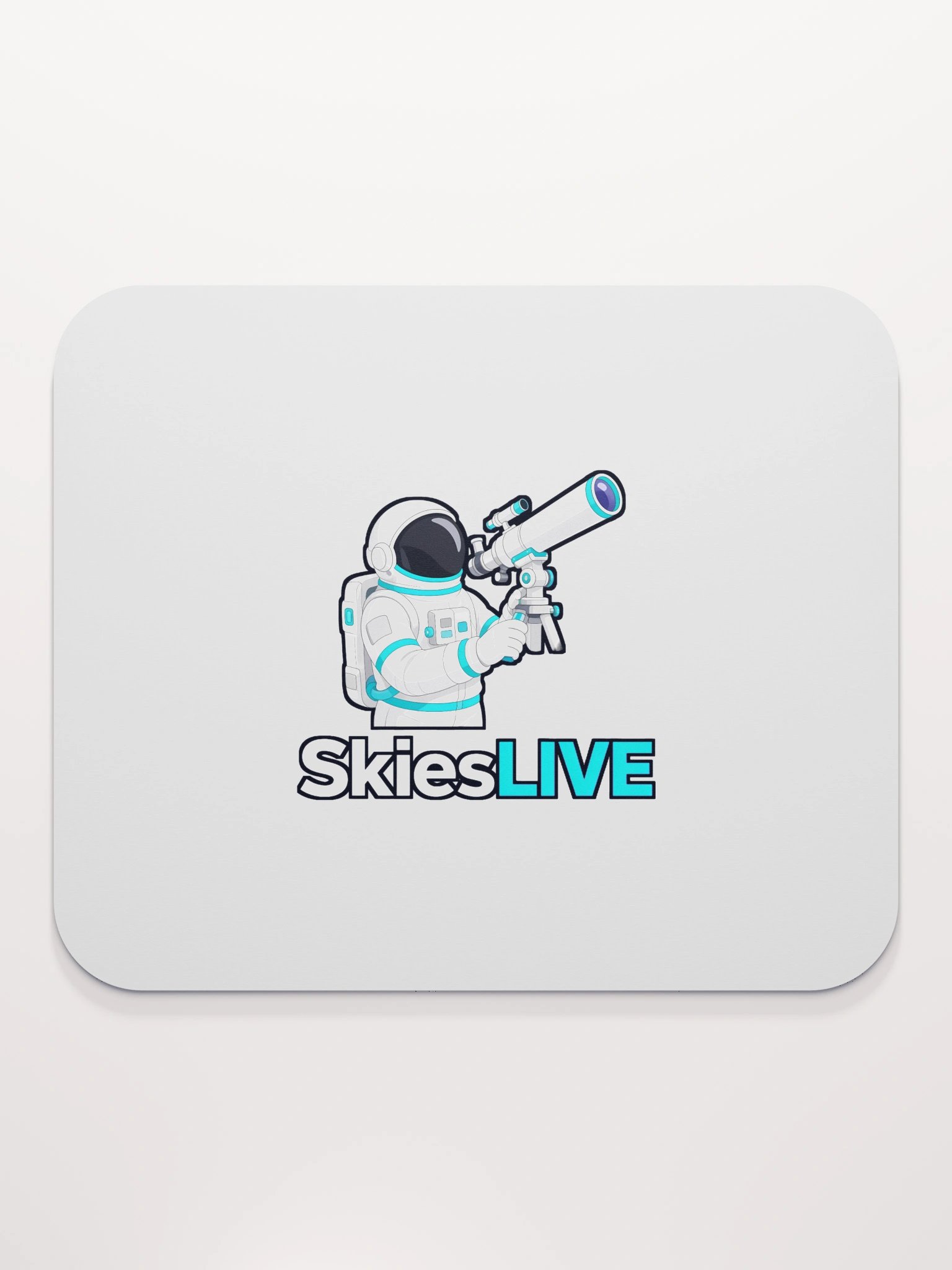 SkiesLIVE Astronaut Mouse Pad (White) product image (2)