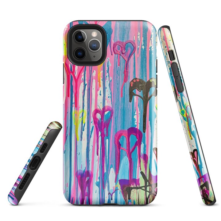 Dripping Hearts iPhone® Case product image (1)