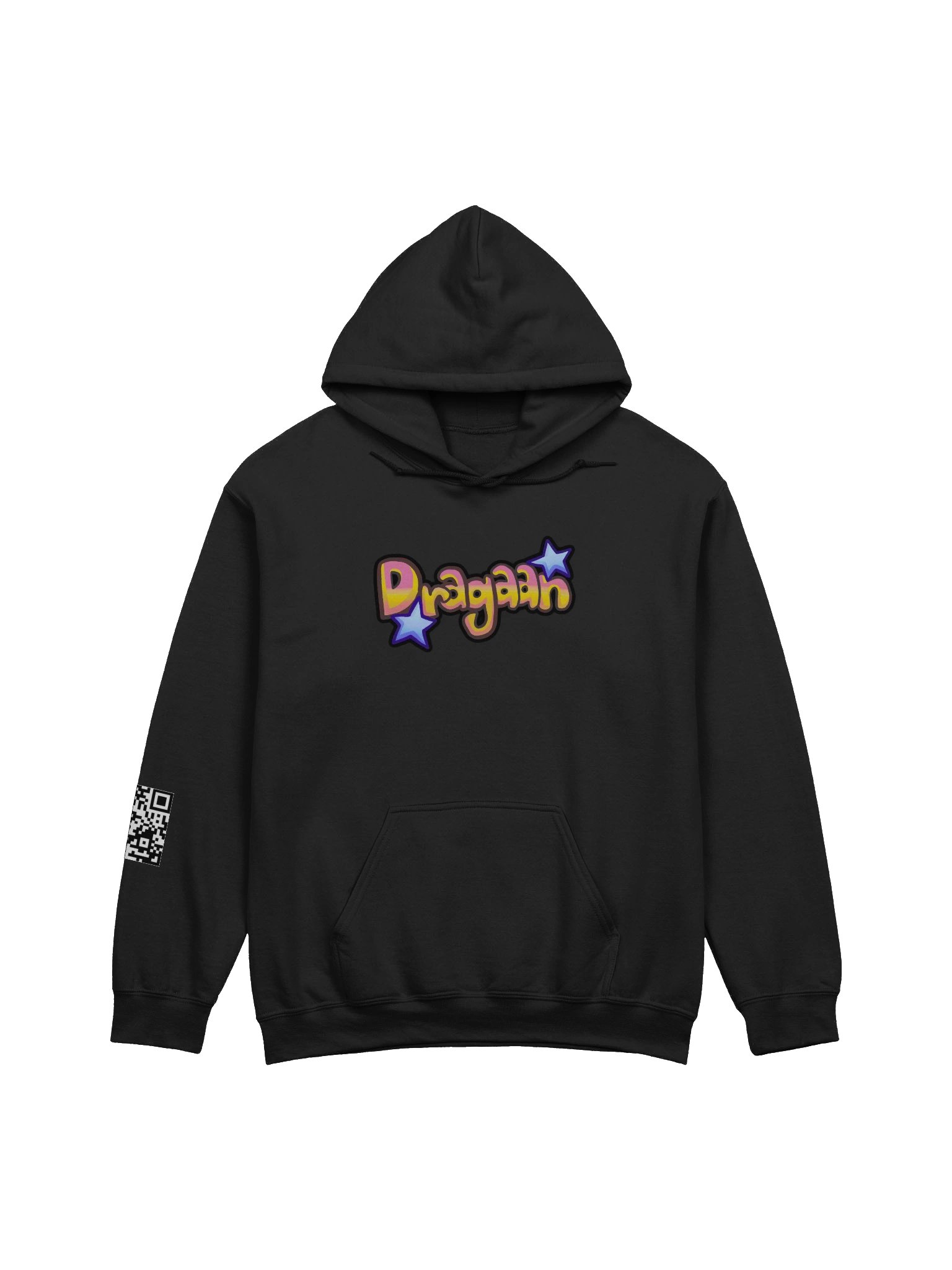 Dragaan Hoodie Center Chest with QR Code product image (1)