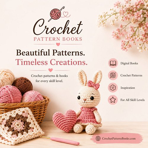 🧶 Beautiful Patterns. Timeless Creations. 🧶

Discover beautiful crochet patterns and digital books designed to inspire your c...