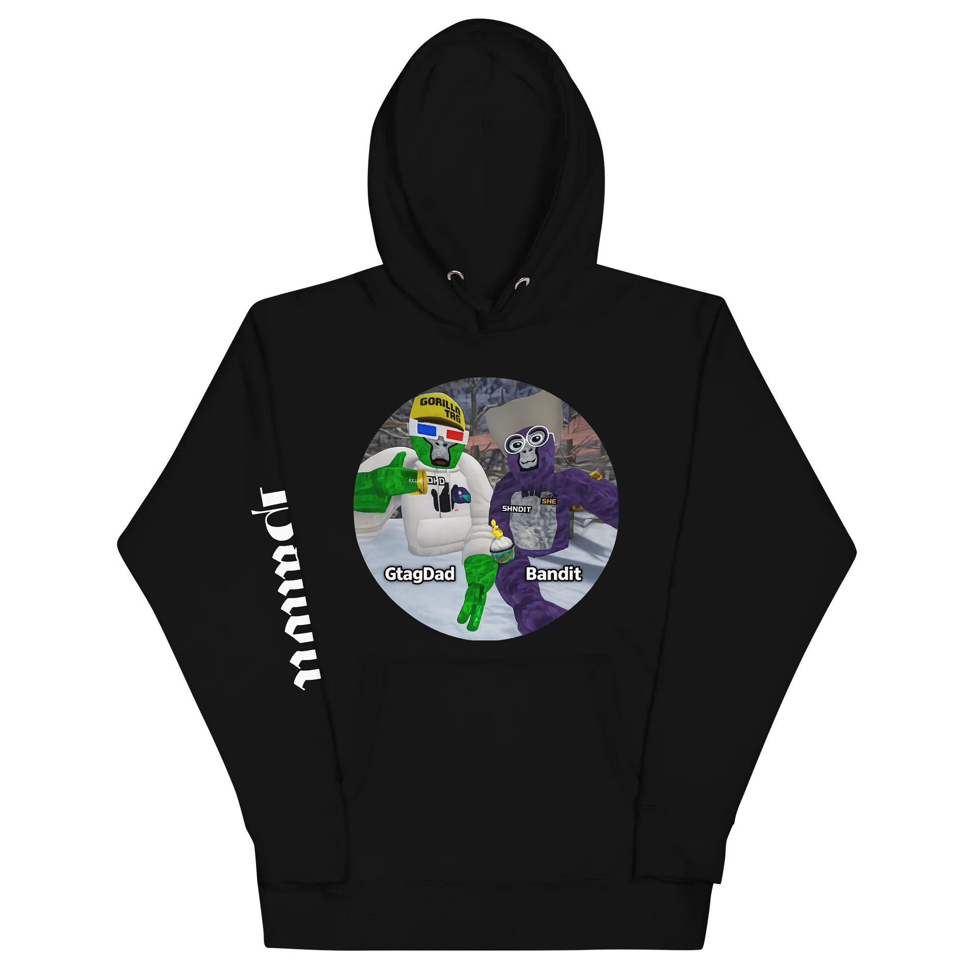GtagDad x Bandit Black Hoodie – BmoreinLife Edition product image (2)
