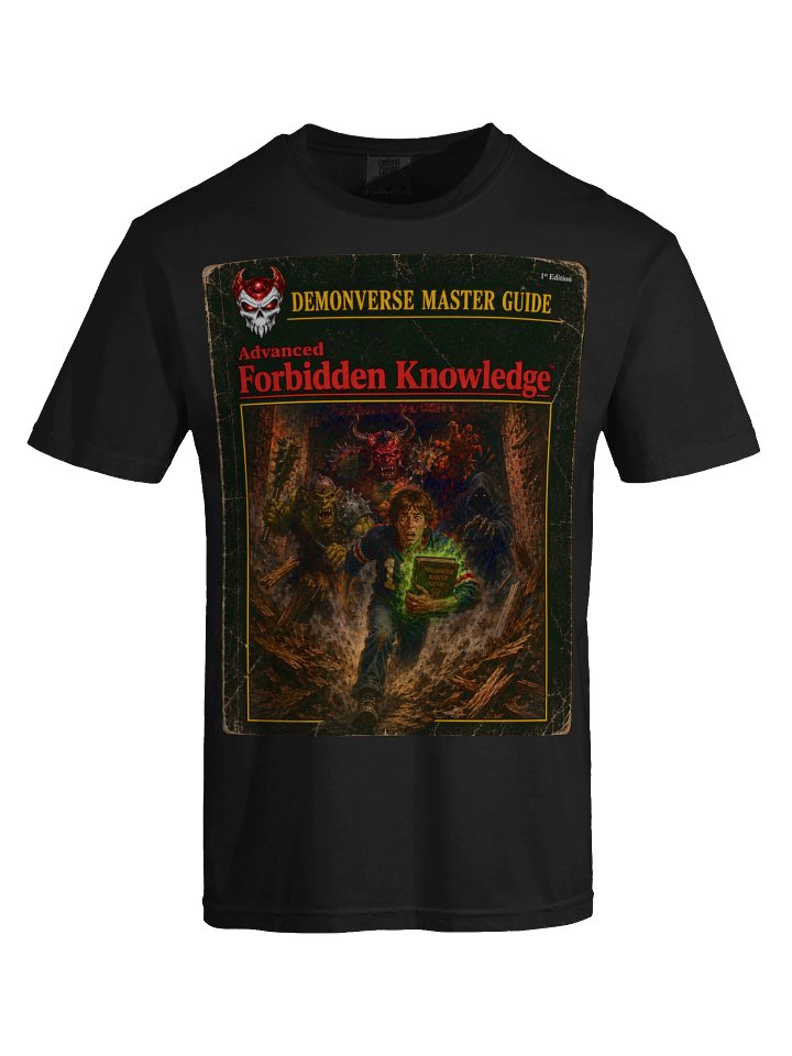 Demonverse Master Guide – Advanced Forbidden Knowledge Tee product image (1)