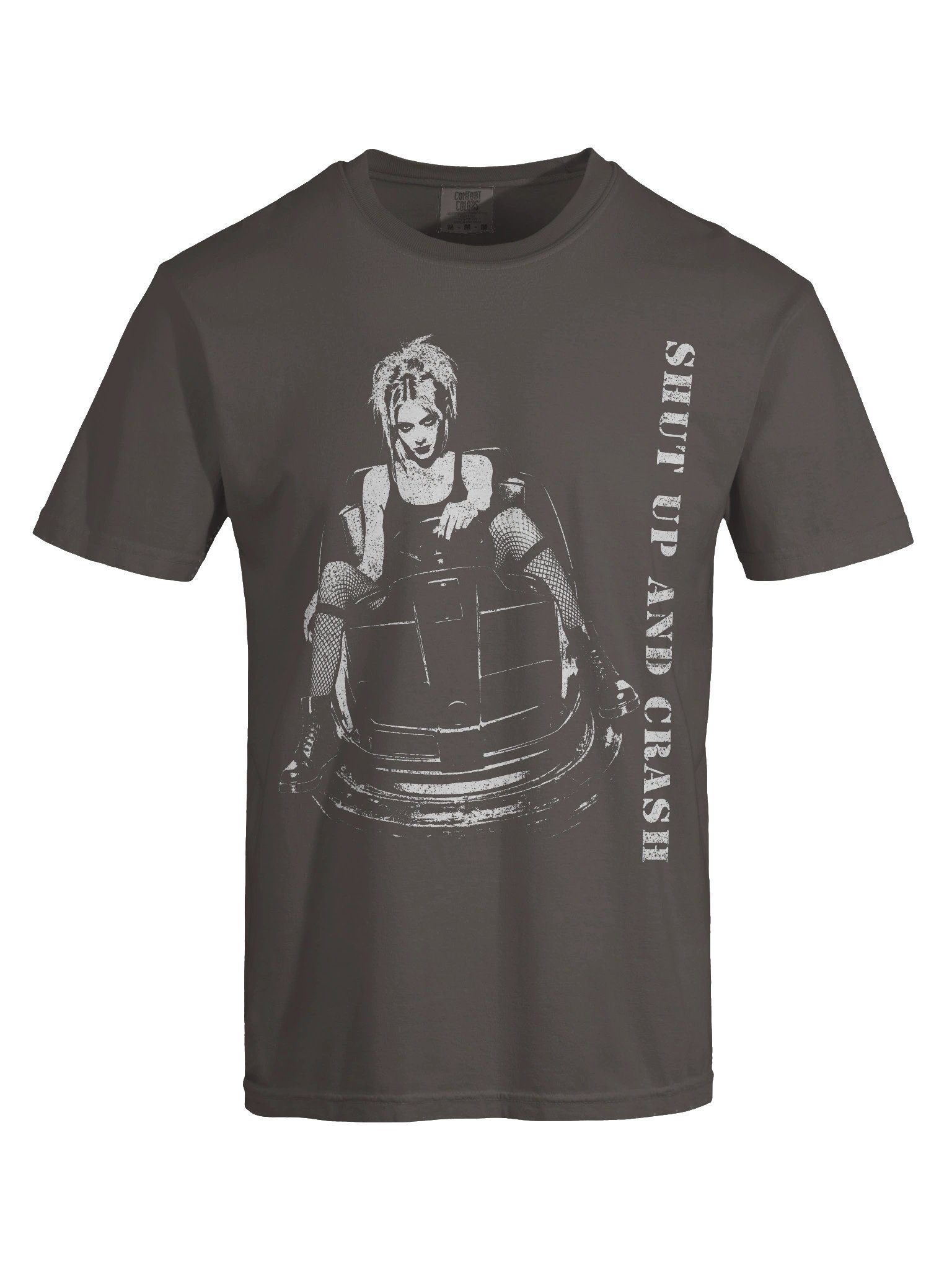 Shut Up and Crash Bumper Girl // Heavyweight Vintage Tee product image (6)