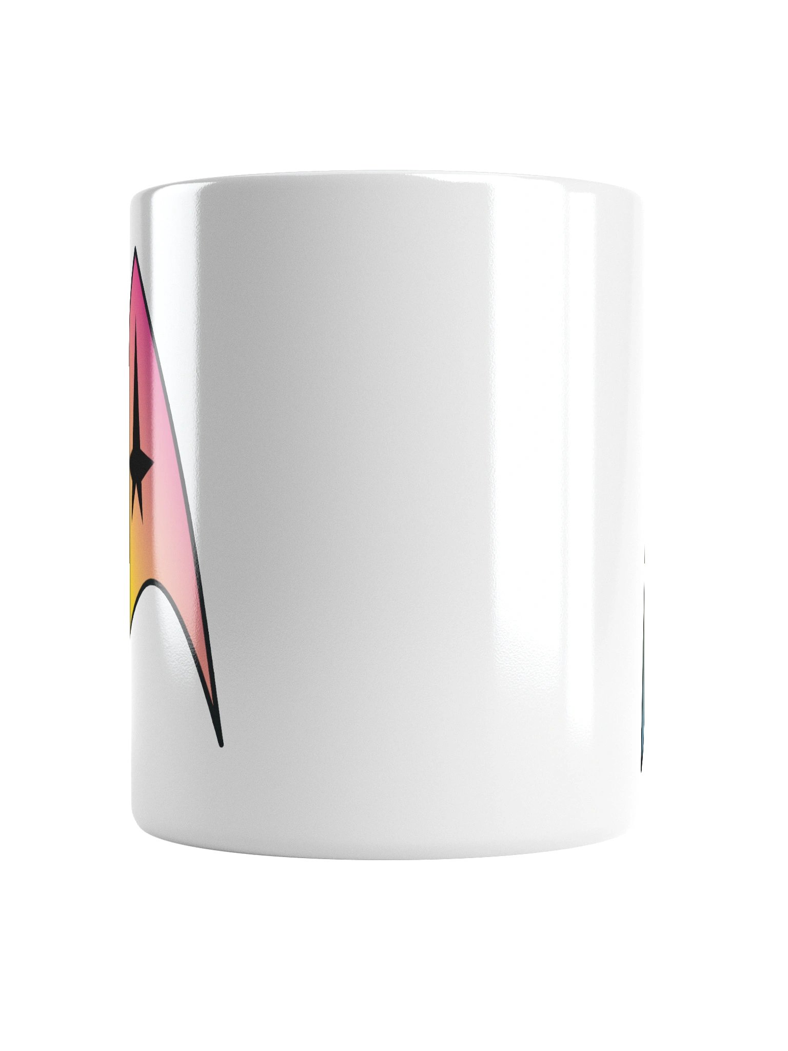 Pansexual Pride Gradient Starfleet Mug product image (5)